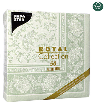 Guardanapo Royal Verde Jade 40X40Cm 50 Unid. Papstar        