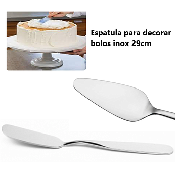 Espatula Para Decorar Bolos Inox 29Cm                       