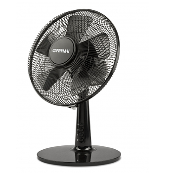 Ventoinha De Mesa 5 Pás 3 Velocd. 40W G3Ferrari Total Black 