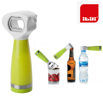 Abre Latas+Tira Capsulas+Abre Garrafas 14Cm Confort Ibili   