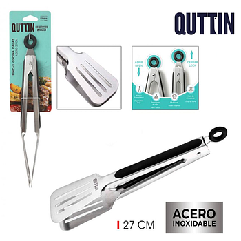 Pinça De Cozinha Inox Tipo Pala 27Cm Quttin                 
