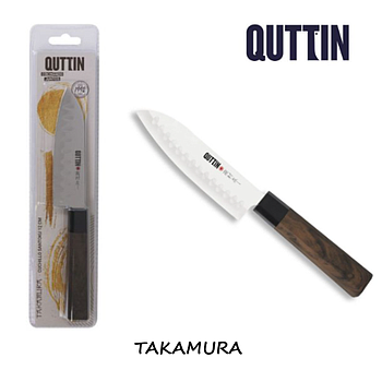Faca Santoku Mini 12Cm Takamura Quttin                      