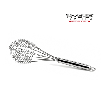 Batedor Inox Com 14 Varas Em Mola 7X27Cm Weis               