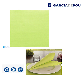 Guardanapos Double Point 39X39Cm Verde Anis 50 Unid         