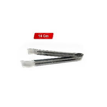 Pinça Mini Inox 14Cm Para Presunto, Queijo, Fiambre, Gelo   