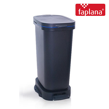Balde Preto 20L C/Asa  Azul Ref.772                         