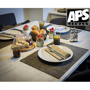 Toalhete Plastico 45X33Cm Beije/Cast.Ref.60019 Aps Unid.    