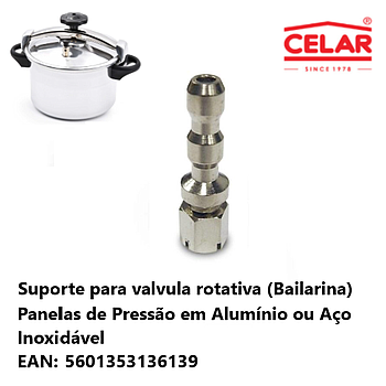 Suporte Válvula De Regulação Bailarina Panela Pressao Celar 