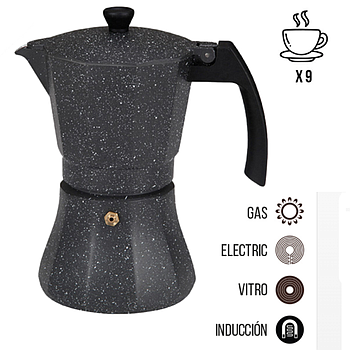 Cafeteira De Aluminio De 9 Chavenas Para Indução G.Kitchen  
