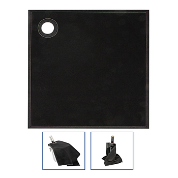 Rolo 12 Panos Cubi Drap 40X40Cm Garrafas Preto              