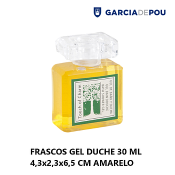 Frasco Gel Duche 30Ml 4,3X2,3X6,5Cm Amarelo Unid.           