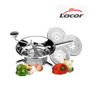 Passe Vite Inox 24Cm 1,5Lt C/3 Discos  Lacor                