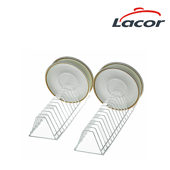 Suporte Para 17 Pires Metalico Branco 34,5X9,5X7Cm Lacor    