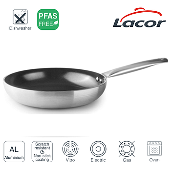 Frigideira Garinox Vulkan Aluminio C/Aa 32X5,7Cm  Lacor     