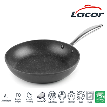 Frigideira Easy Aluminio Todo Calor A.A. 32X6Mm 3.7Lt Lacor 