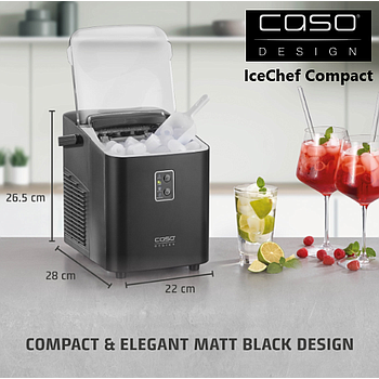 Maquina De Gelo Icechef Compact 3401 12Kg/24H Caso          