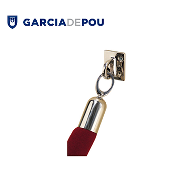 Gancho De Parede Para Corda Cor Inox ( 1 Unidade ) Garcia   