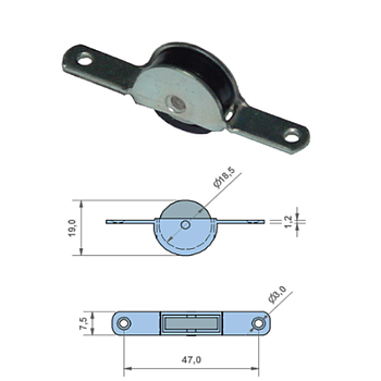 Roleto Em Aço Inox Para Portas Deslizantes                  