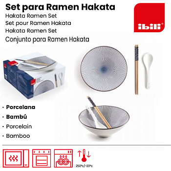 Conjunto Para Ramen Hakata Ibili                            
