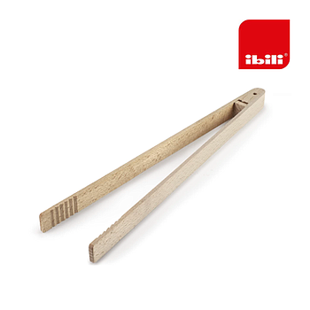 Pinça Multiusos Eco Madeira De Faia 30Cm Ibili              