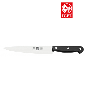 Faca Para Trinchar 20Cm Cabo Preto Technik Icel             