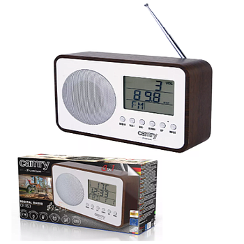 Radio Digital Fm Cr 1153, 18,4X11,6X5,9Cm A Pilhas Camr     