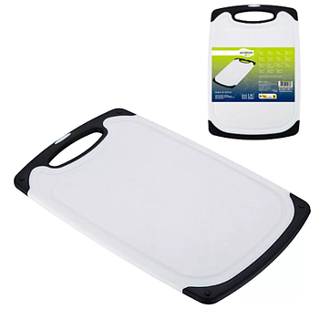 Tábua De Cozinha Pe Branco E Preto 31,5X20X0.9Cm            