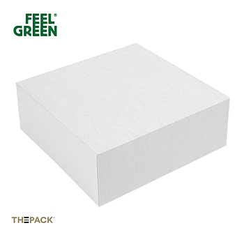 Caixa De Pastelaria Branca Sem Janela 36X36X10Cm  50 Unid   