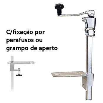 Abre-Latas Industrial 45Cm Fixação Por Parafusos Ou Grampo  
