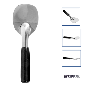 Espátula Para Gelado Artinox 23X7,7 Cm Preta Inox           