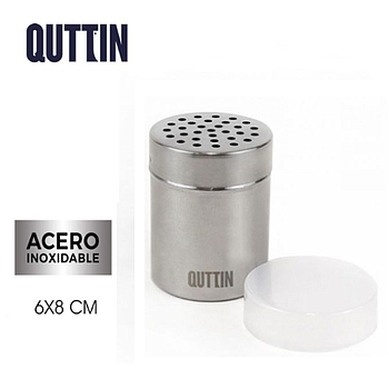 Polvilhador Inox 6X8Cm Quttin                               