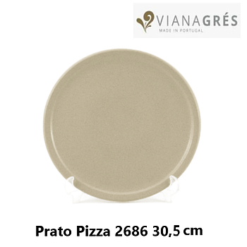 Prato Pizza Grés Mostarda 30,5Cm Vianagres                  