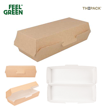 Caixas Panini Thepack 26,5X12,2X7Cm Natural 50 Unid.        