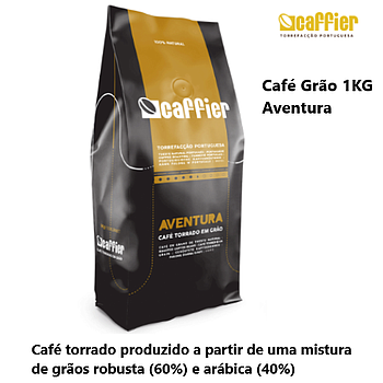 Cafe Torrado Em Grao 1Kg Aventura  Caffier                  