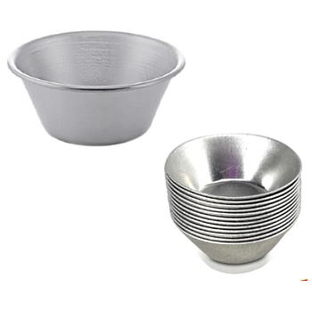 Forma Queque Aluminio Orbita Nº2 7Cm 12 Unidades            