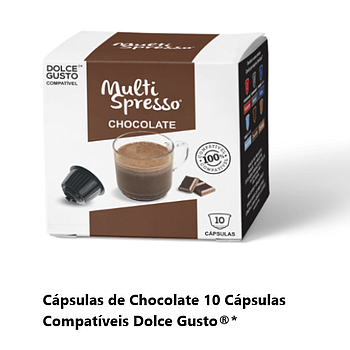 Cafe 10 Capsulas Multispresso Dulce Gusto Chocolate         