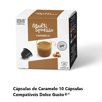 Cafe 10 Capsulas Multispresso Dulce Gusto Caramelo          