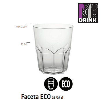 Copo_Faceta_Eco_(35/37Cl) Policarb. Alt.99 Lg 87Mm          