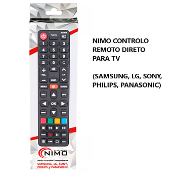 Controlo Remoto Direto Para Tv (Samsung, Lg, Sony, Philips, 