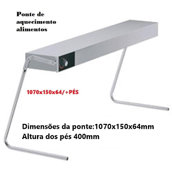 Ponte De Aquecimento 1067X150X64Mm C/Pes De 400Mm 1Kw       