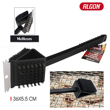 Escova Para Grelha 36X5,5Cm Algon                           