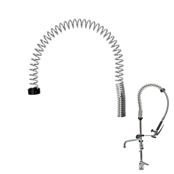 Mola Espiral Cromada Para Chuveiro Misturadora Industrial   