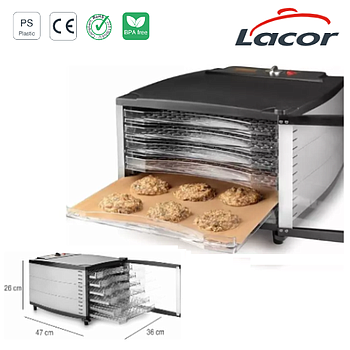 Desidratador 6 Nivéis 29-73ºc 800W 47X36X26Cm Lacor         
