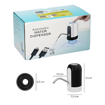 Dispensador De Agua Automatico P/Garrafão 5-8Lts Usb        