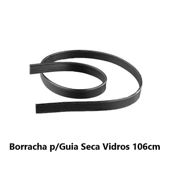 Borracha P/Guia Seca Vidros 106Cm                           