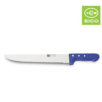 Faca Para Peixe C/Serrilha Cabo Azul Professional 26Cm Sico 
