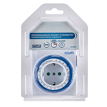 Programador Analógico Diário Compacto 16A Coati             