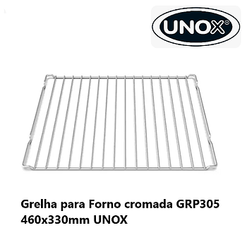 Grelha Cromada Para Forno 460X330Mm Grp305 Unox             