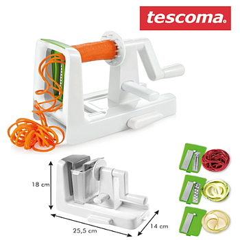 Espiralizador C/3 Laminas Esparguete,Noodles,Espiral Tescoma