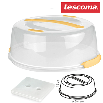 Boleira Em Plastico C/Refrigerador  Ø34X18Cm Tescoma        